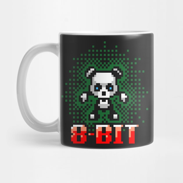 8 Bit Panda Bear by Hackers